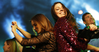 two women dancing